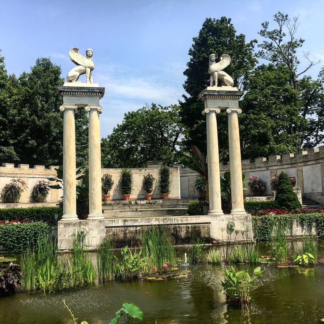 Day Trip to the Untermyer Gardens Conservatory pond