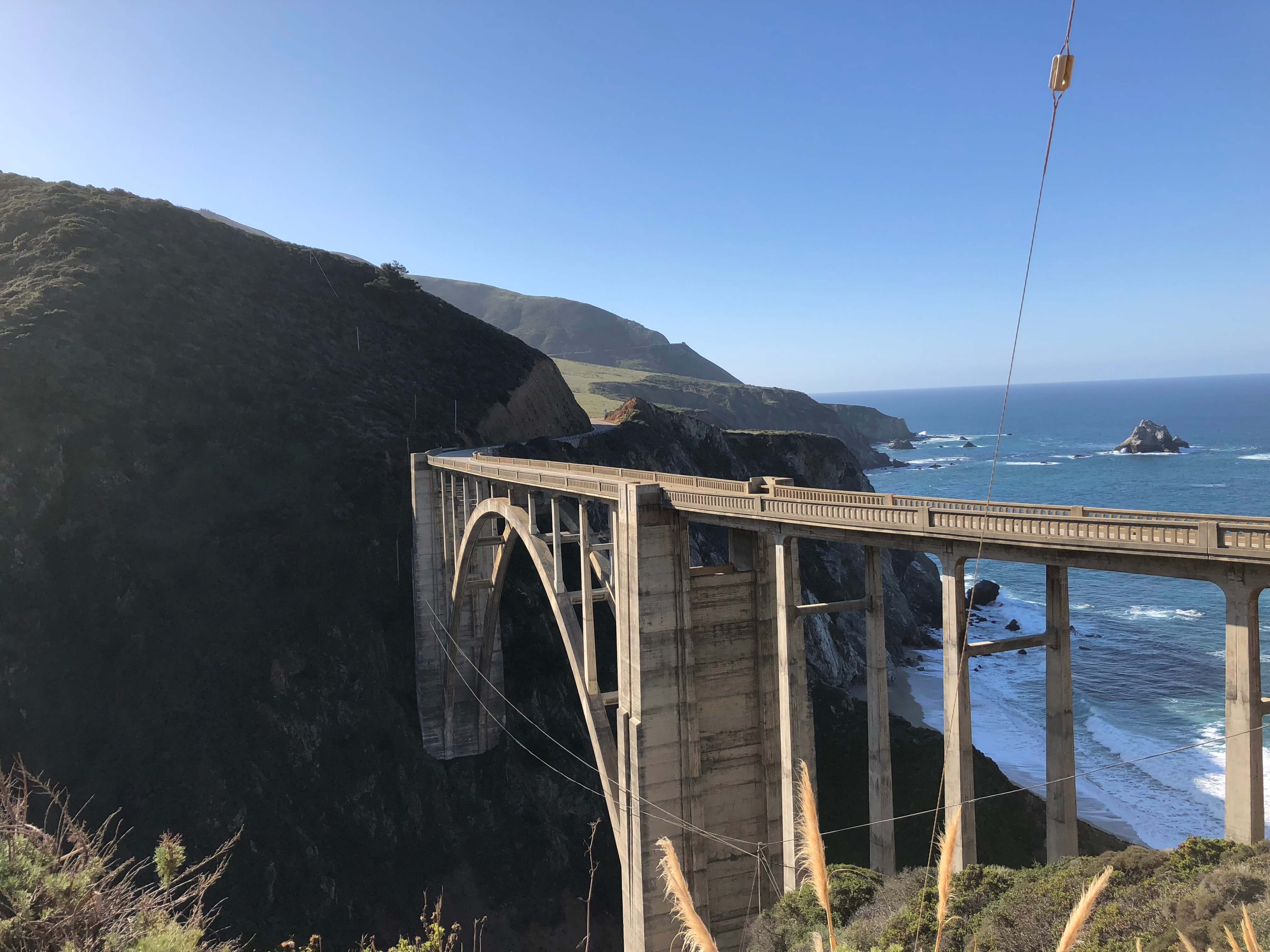big sur in california bixby bridge